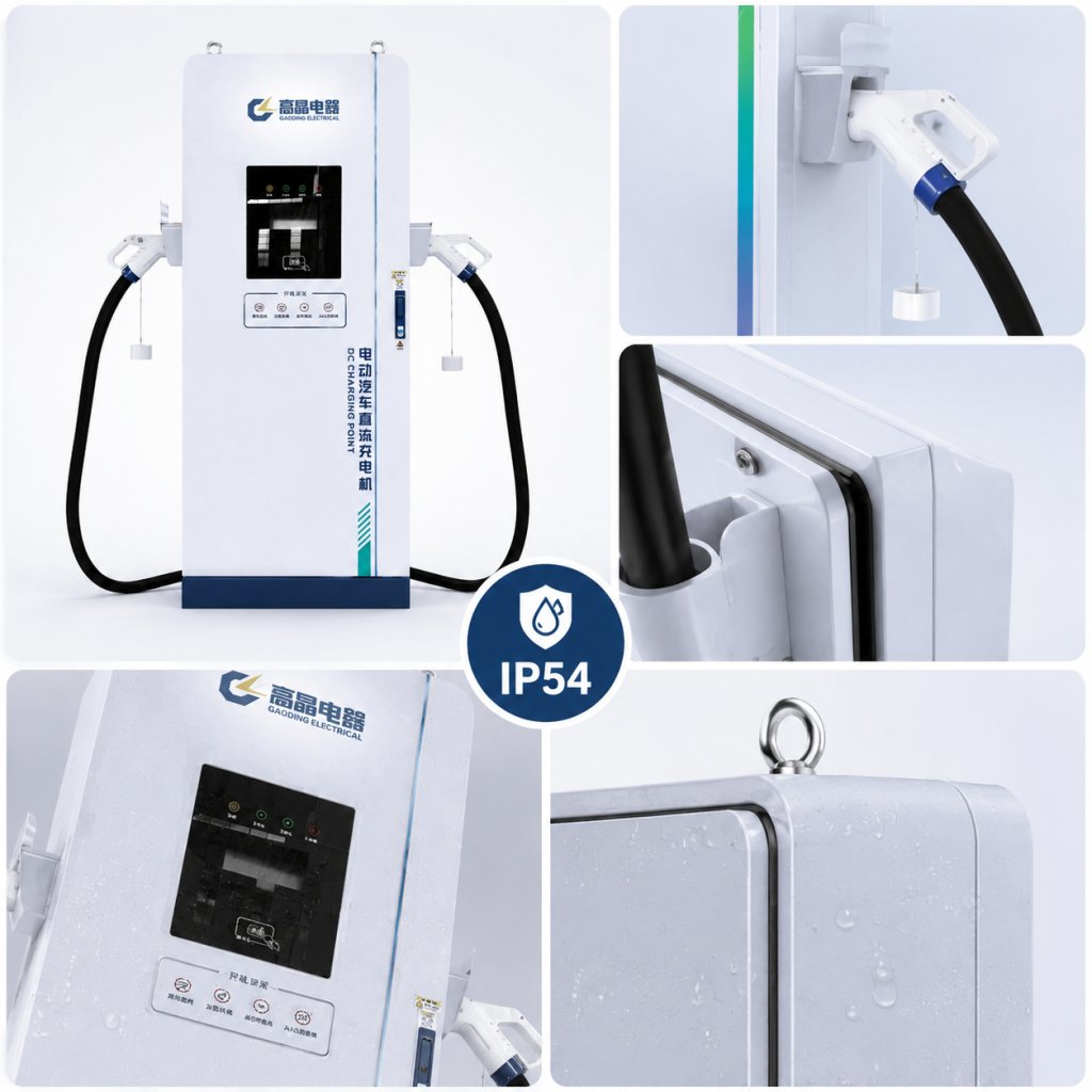 160kW Dual-Gun DC Fast Charger Product Details / Interface Images 1