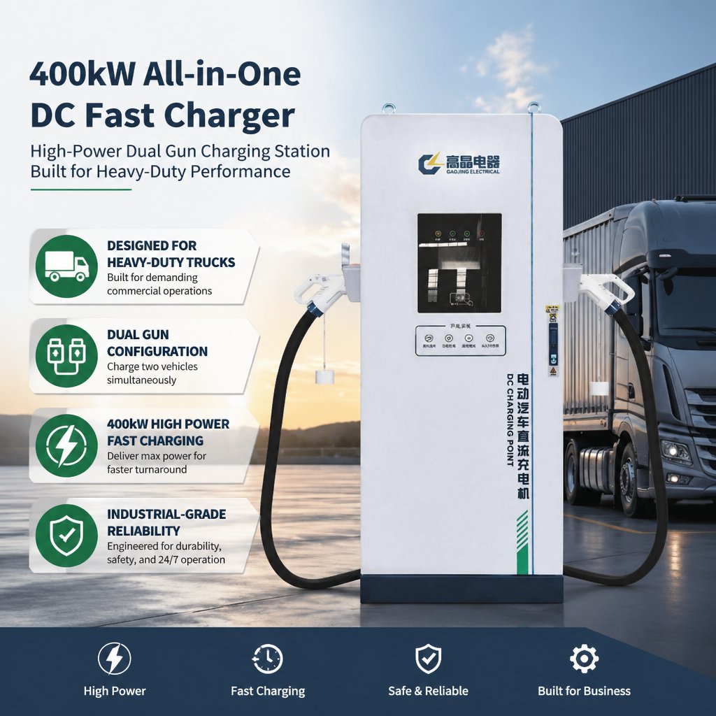 400kW Heavy-Duty DC Fast Charger Gallery Images 1