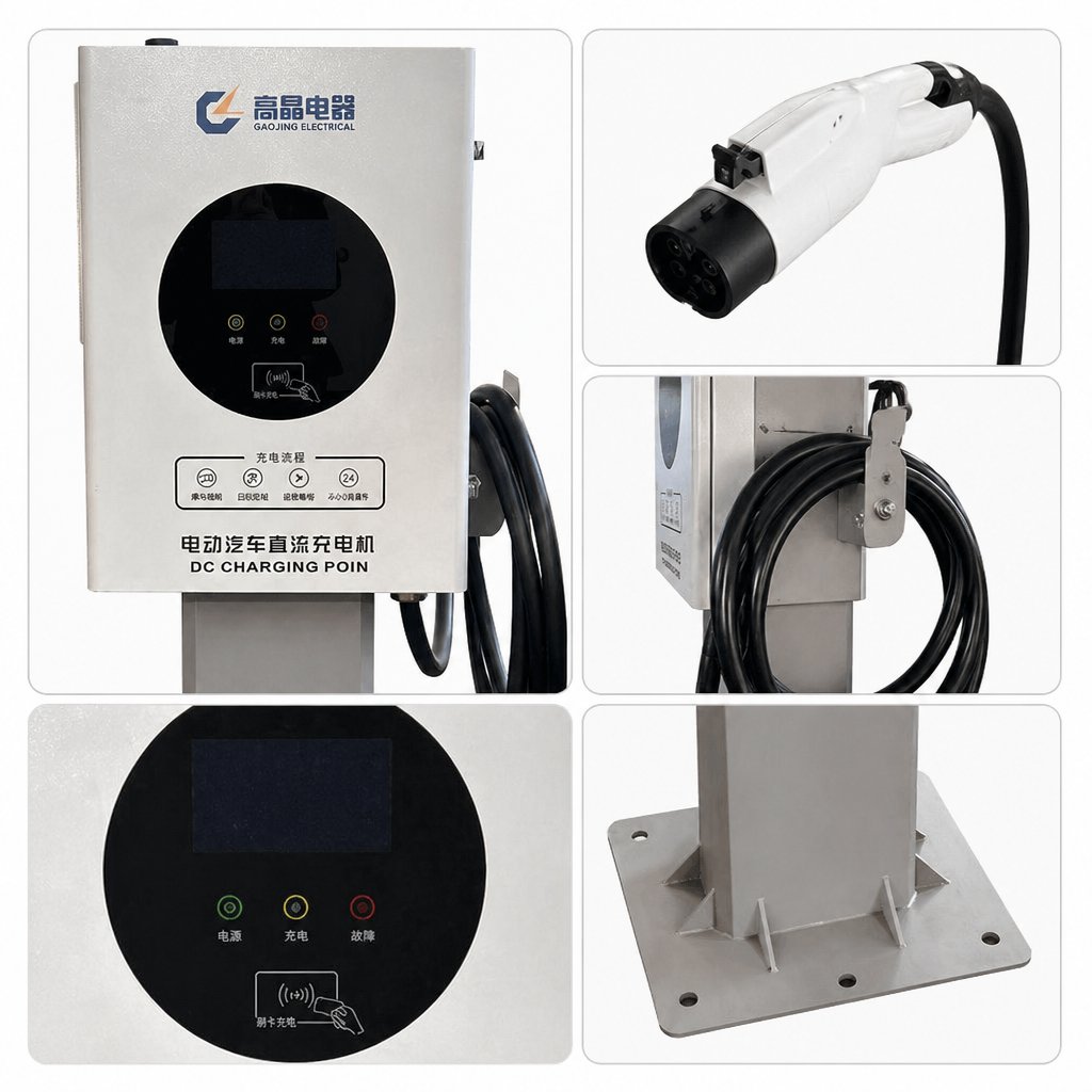 40kW Single-Gun DC Fast Charger Product Details / Interface Images 1