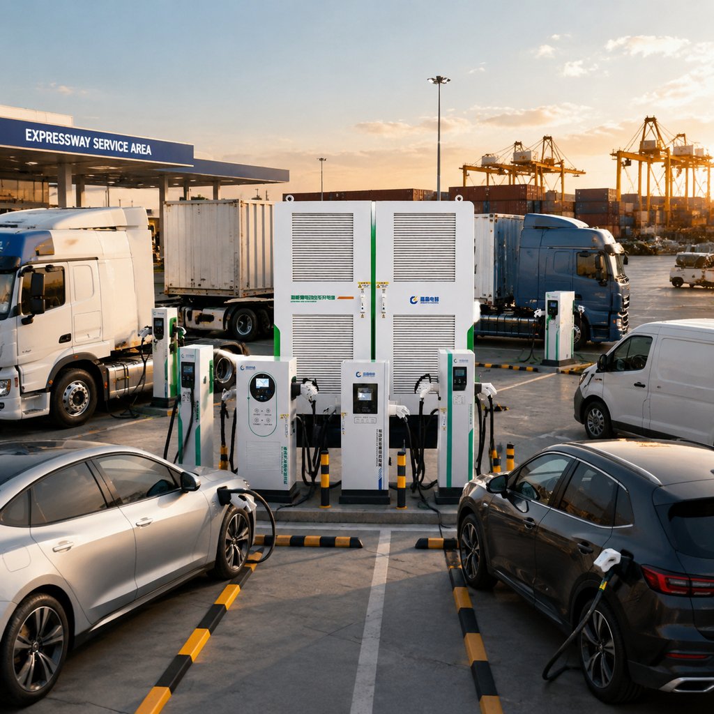 480kW Flexible Group EV Charging System Application Images 1