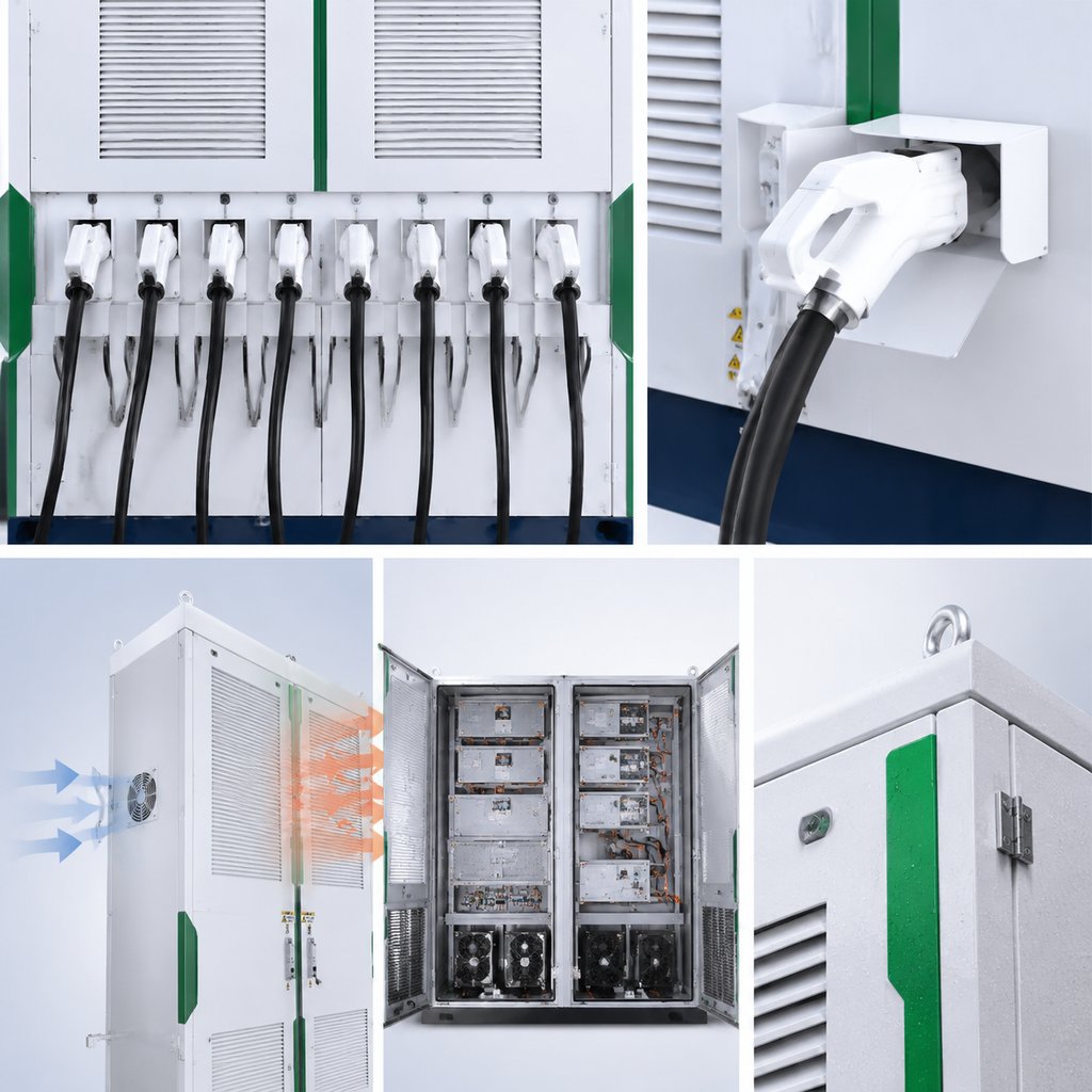 480kW Flexible Group EV Charging System Product Details / Interface Images 1