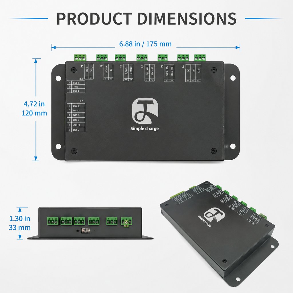 Apex 1301 CHAdeMO Protocol Converter Board Dimension Drawings 1
