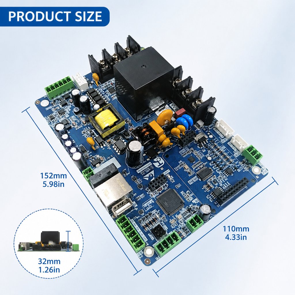 Apex 6650 AC EV Charger Controller Board Dimension Drawings 1