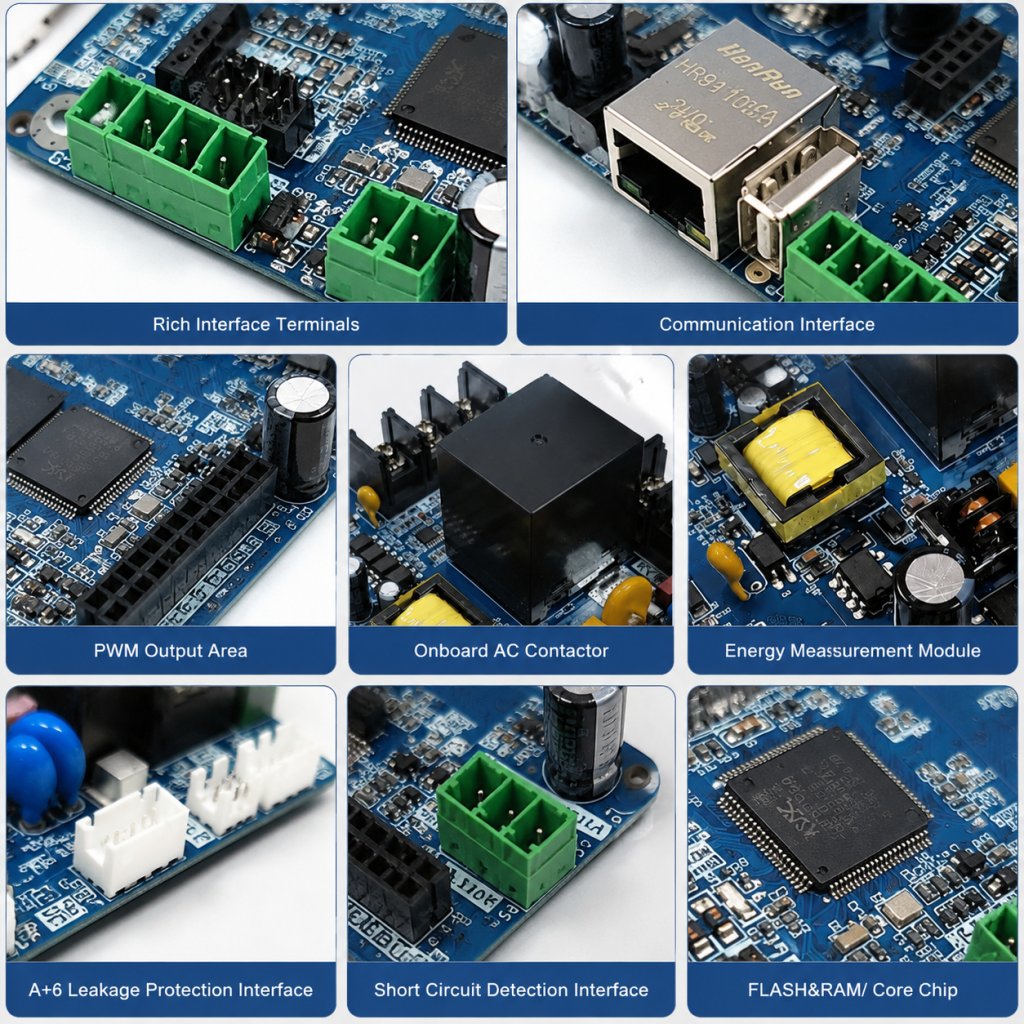 Apex 6650 AC EV Charger Controller Board Product Details / Interface Images 1